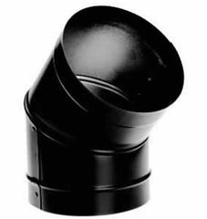 45 Deg Fixed Elbow Blk-SW