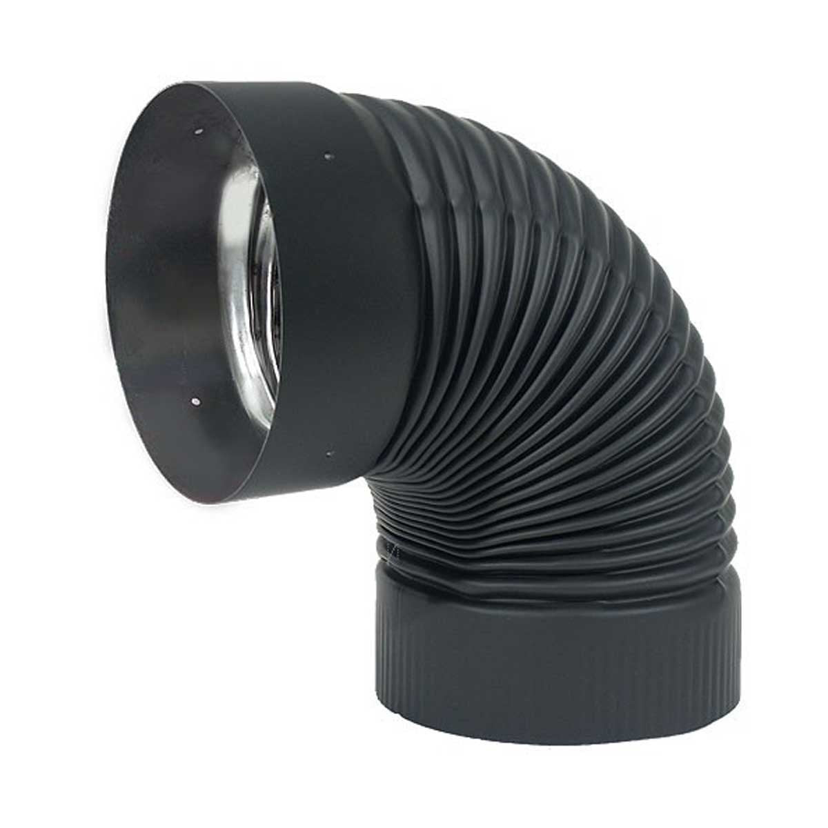90 Deg Fixed Elbow Blk-SW