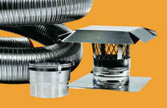 FireFlex 316L Smooth Wall Basic Chimney Liner Kit