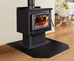 Premium Steel Standard Flat Front Hearth Pad