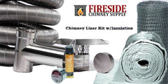 FireFlex 316L Smooth Wall Chimney Liner Tee Kit