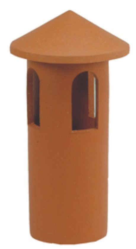 Birdcage 8" 1420 Clay Chimney Pot