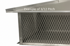 Hip and Ridge Stainless Steel Multi Flue with Skirt