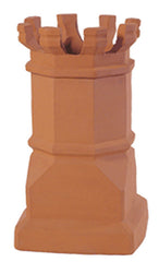 Estate Jumbo E Crown 1472EC Clay Chimney Pot