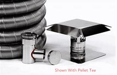 FireFlex 316L/Ti Flexible Chimney Liner Tee Kit