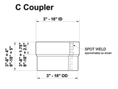 316 Male/Female Coupler