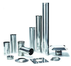 Complete 316L Stainless Steel Rigid Chimney Liner Kit (24-Gauge)