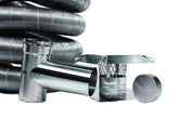 FireFlex 316L Smooth Wall Chimney Liner Tee Kit