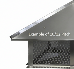 Hip and Ridge Stainless Steel Multi Flue with Skirt