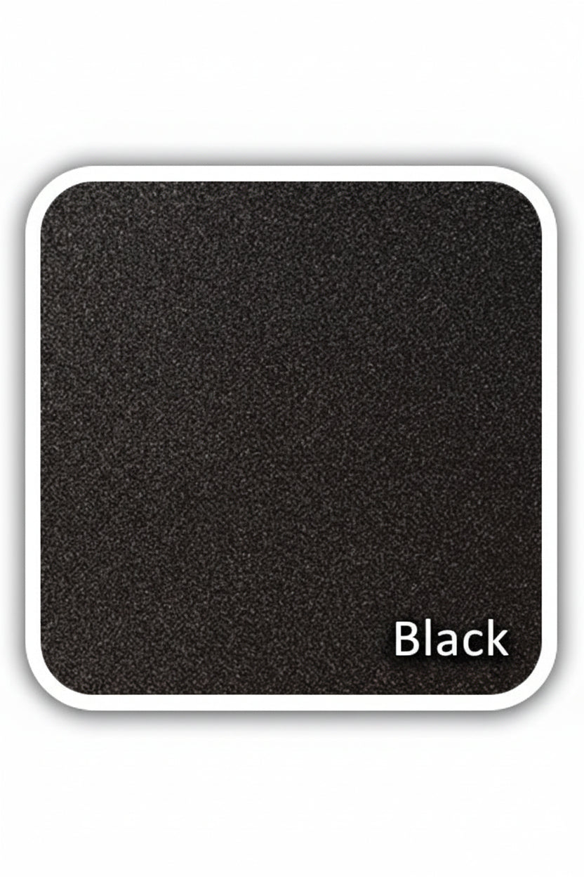Solid black square color swatch