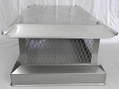 Custom Multi-Flue Chimney Cap with Skirt | Stainless Steel