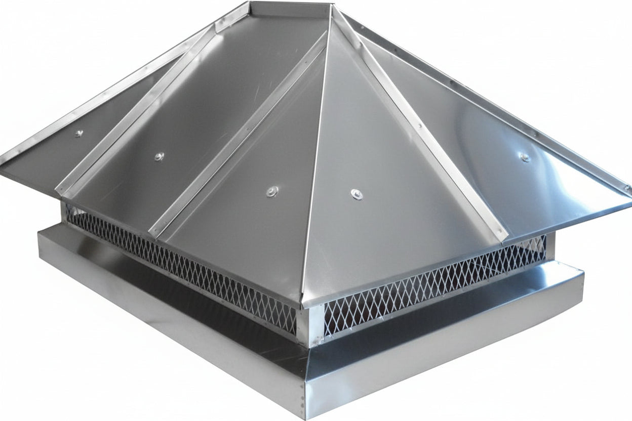 Hip and Ridge Stainless Steel Multi Flue with Skirt 