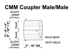316 Male/Male Coupler
