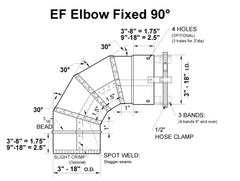 316 Fixed Flexible Liner Elbow