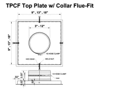 304 Flue Fit Top Plate