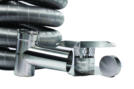 FireFlex 316L/Ti Pre-Insulated Chimney Liner Tee Kit