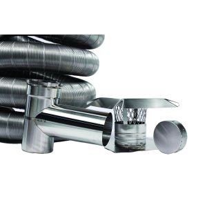 FireFlex 316L/Ti Flexible Chimney Liner Tee Kit