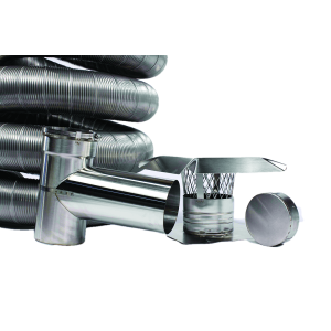 FireFlex 316L/Ti Pre-Insulated Chimney Liner Tee Kit