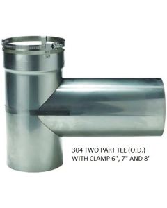 304L 2 Part Tee OD