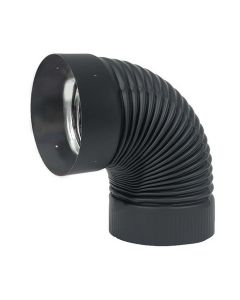 90 Deg Fixed Elbow Blk-SW