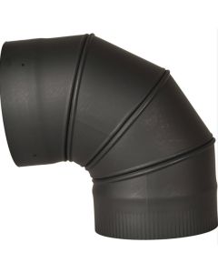90 Deg Adj Elbow Blk-SW