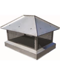 Hip and Ridge Stainless Steel Multi Flue with Skirt 