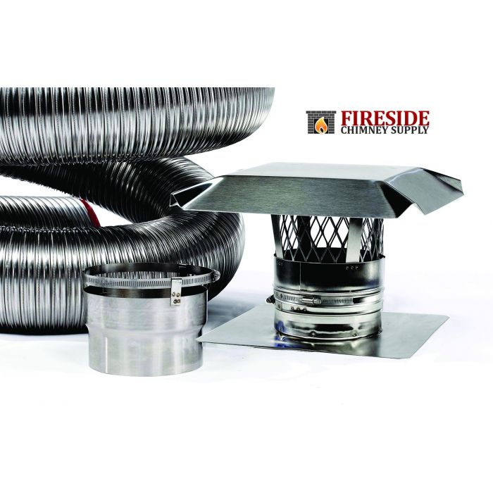 Pre-Insulated Chimney Liner Kit