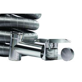 lifetime chimney smooth-wall liner kit with tee