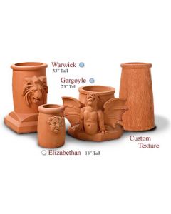 Gargoyle Clay Chimney Pot