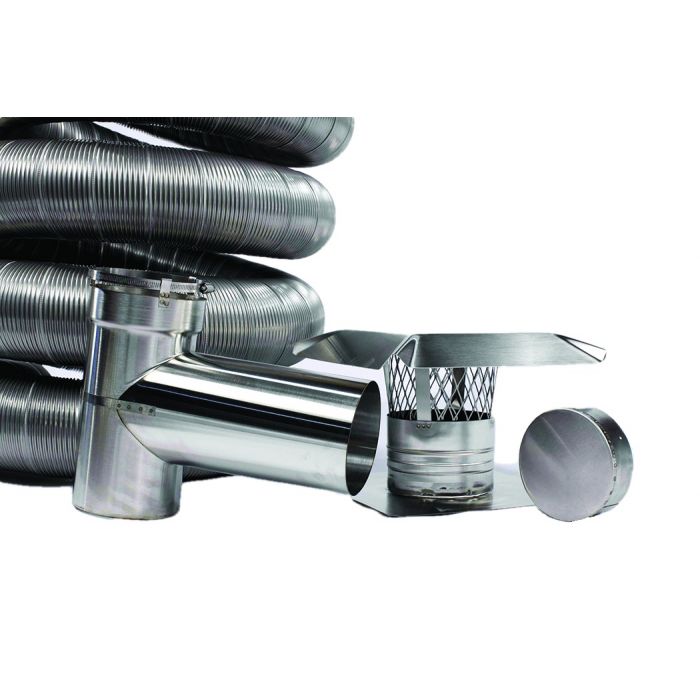 3″ Insulated Stainless-Steel Flue Pipe